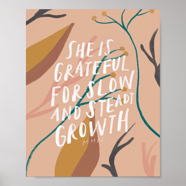 Affiche de devis florale (Devant)