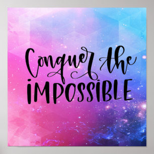 Affiche de devis inspirationnelle colorée
