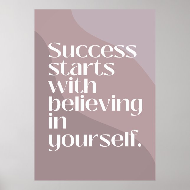 Affiche de devis motivationnelle (Devant)