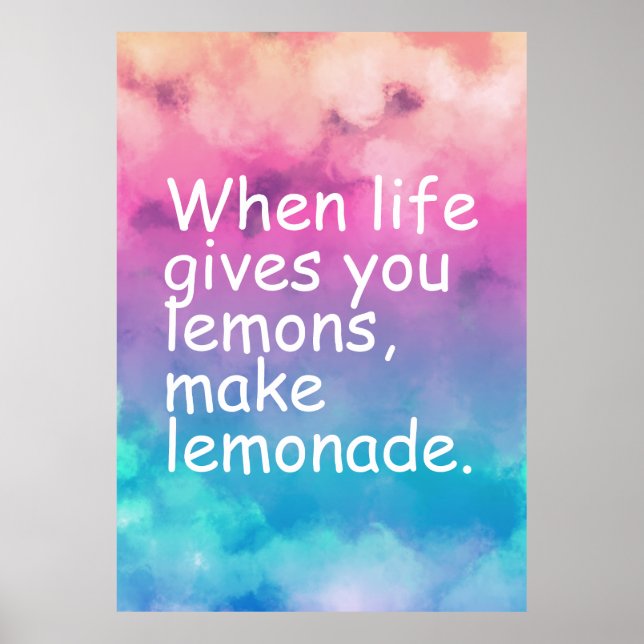 Affiche de devis motivationnelle (Devant)