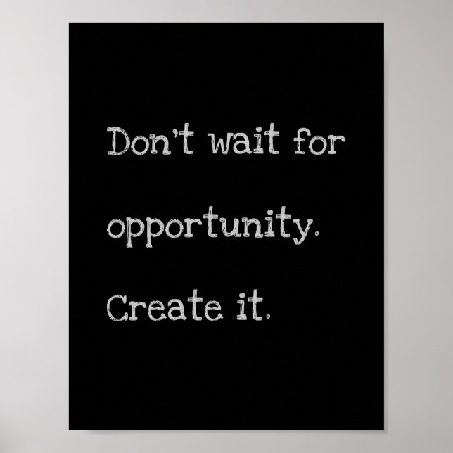 Affiche de devis 'Opportunity' (Devant)