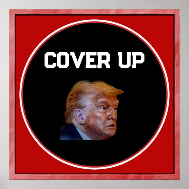 Affiche de dissimulation de Trump (Devant)