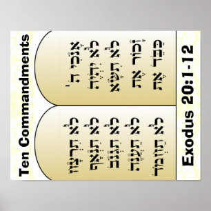 Affiche de Dix commandements
