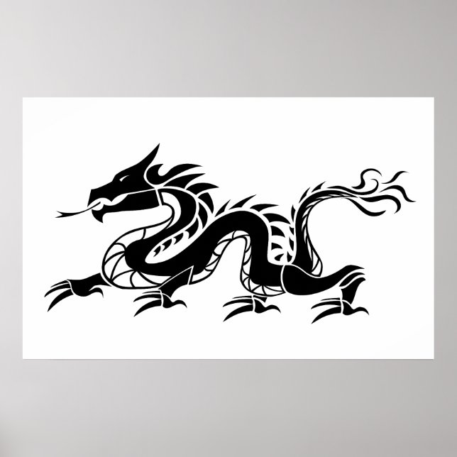 Affiche de dragon (Devant)