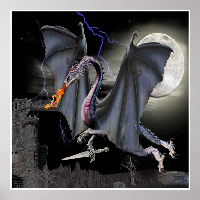 affiche de dragon (Devant)