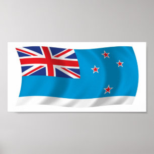 Affiche de drapeau de la dépendance de Ross