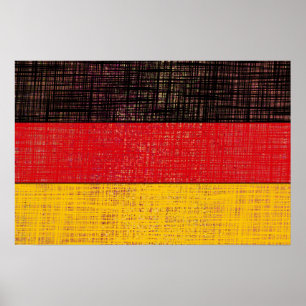 Affiche de DRAPEAU de l'ALLEMAGNE