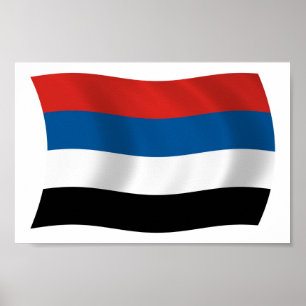 Affiche de drapeau des peuples autochtones de Colo