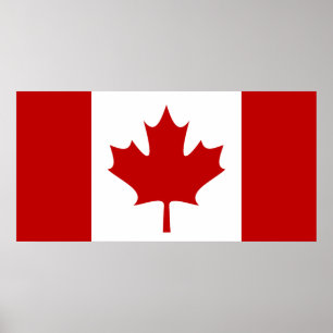 Affiche de drapeau du Canada