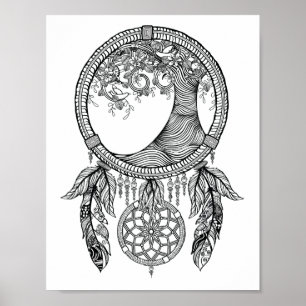 Affiche de Dreamcatcher de coloration