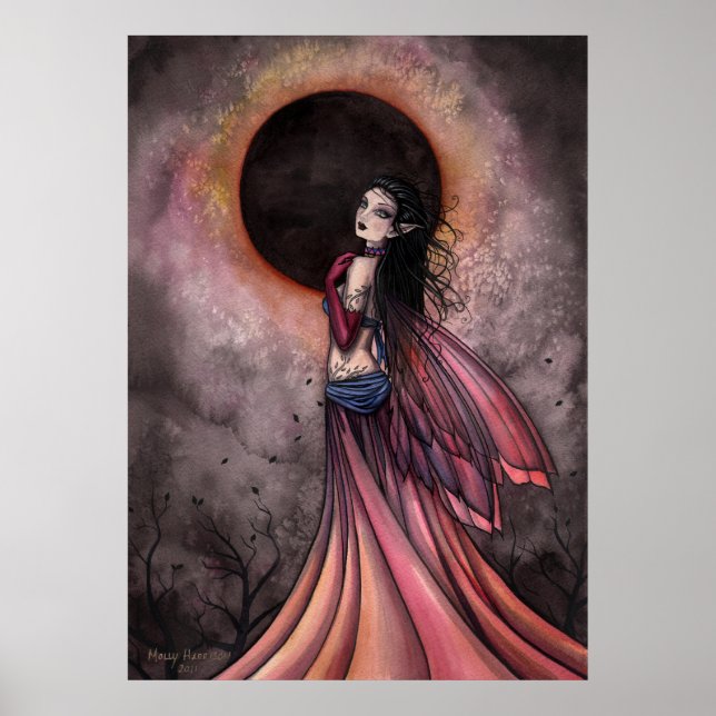 Affiche de fantaisie de fée d'éclipse (Devant)
