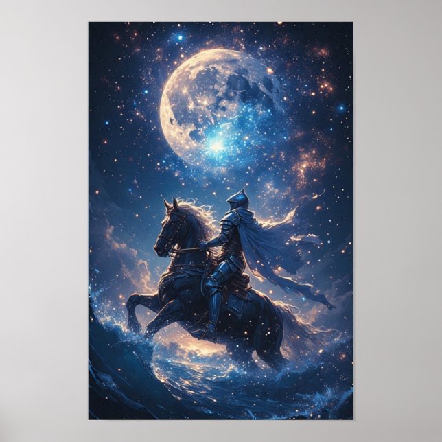 Affiche de Fantasy Chevalier au Clair de Lune (Devant)