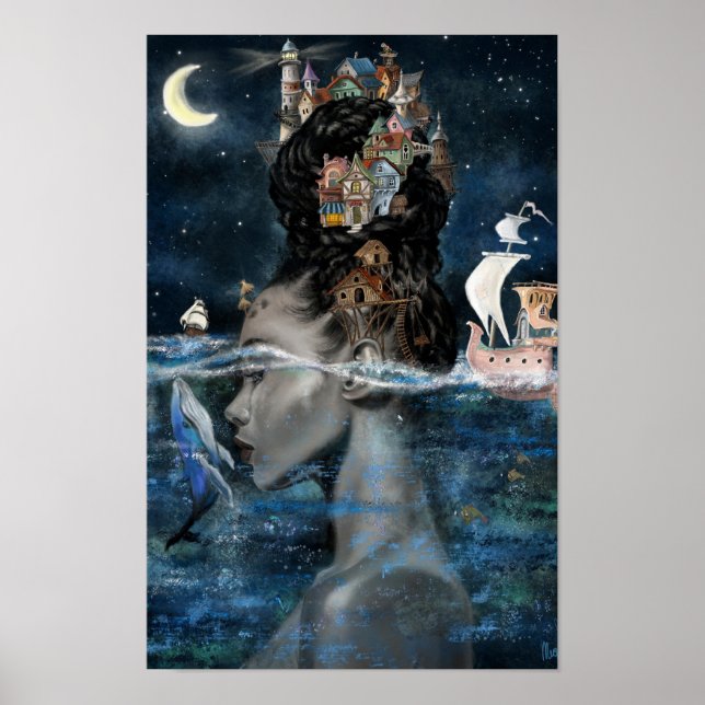 Affiche de femme de l'île (Devant)