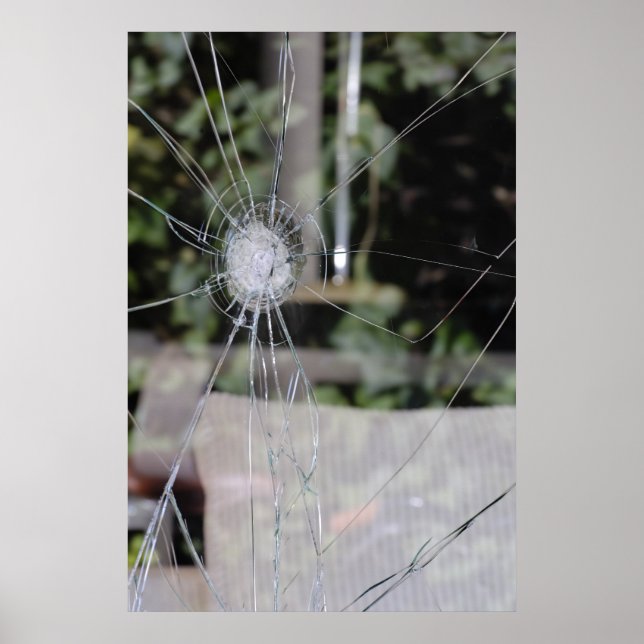 Affiche de fenêtre brisée (Devant)