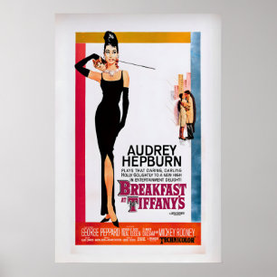 Affiche de film Breakfast At Tiffany's Restaurée