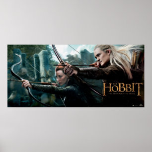 Affiche de film de TAURIEL™ et de LEGOLAS