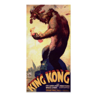 Affiche de film rétro vintage King Kong Monstre 