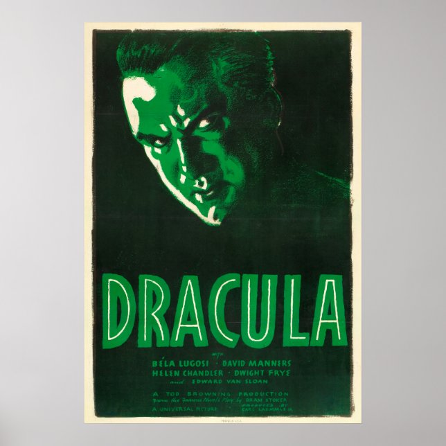 Affiche de film Vintage Dracula (Devant)