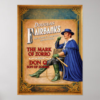 AFFICHE DE FILM ZORRO