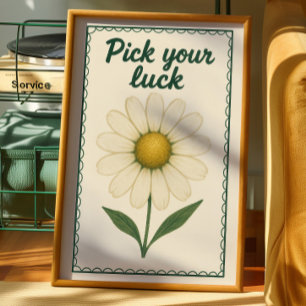Affiche de fleurs botaniques Impression florale