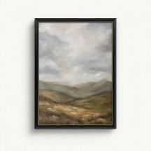 Affiche de fleurs sauvages de la vallée de Moody M