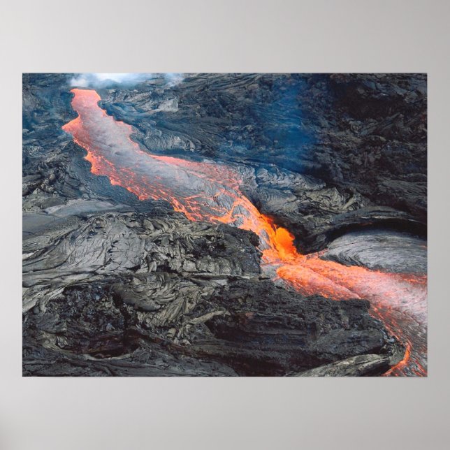 Affiche de flux de lave Kilauea Imprimer (Devant)