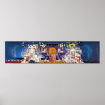 Affiche de folie Popcorn