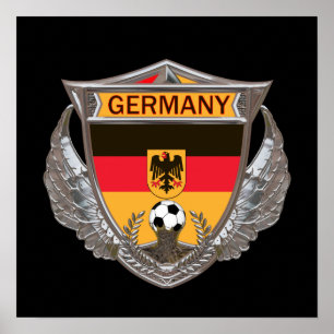 Affiche de football en Allemagne