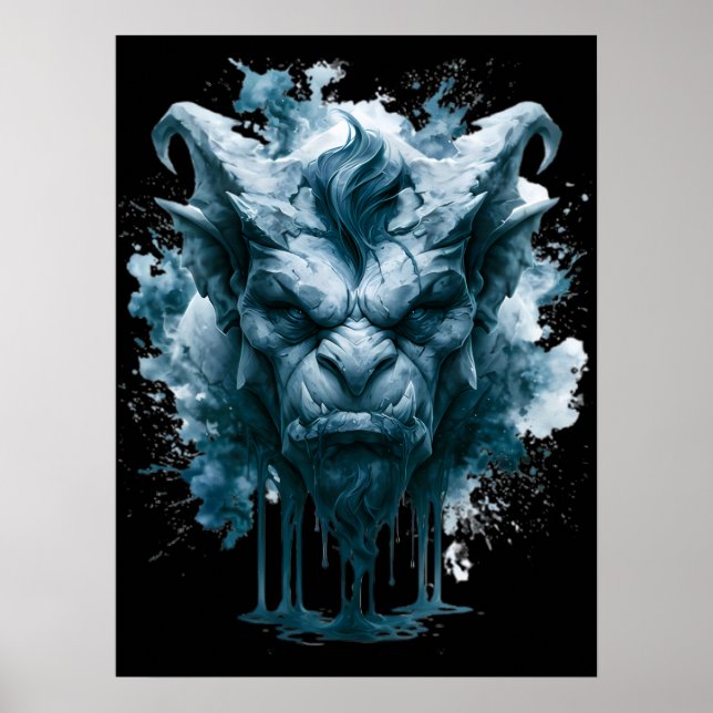 Affiche de Gargouille de Dark Fantasy (Devant)