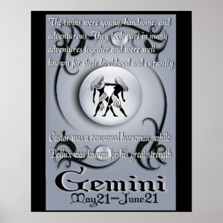 affiche de gemini