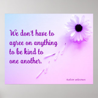 Affiche de gentillesse