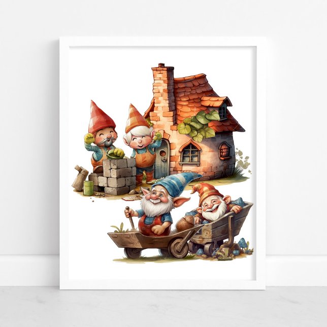Affiche de gnome mignon  (Créateur téléchargé)