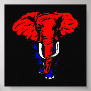 Affiche de GOP d'ÉLÉPHANT