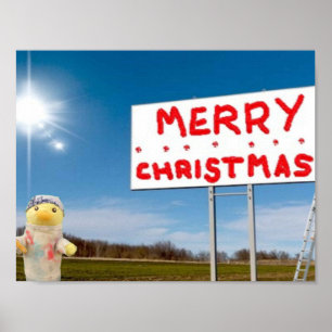 Affiche de graffiti Joyeux Noël