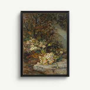 Affiche de jardin Hellebore antique pour mur