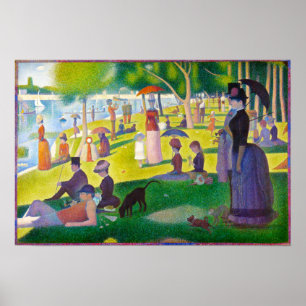 Affiche de Jatte de La de Seurat grande