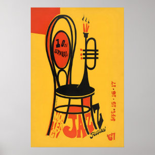 Affiche de jazz du festival de jazz de Monterey 19