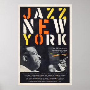 affiche de jazz du festival de jazz de New York 19