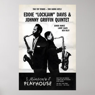 Affiche de jazz Eddie Lockjaw Davis - Johnny Griff