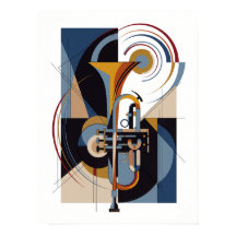 Affiche de Jazz Moderne Vintage