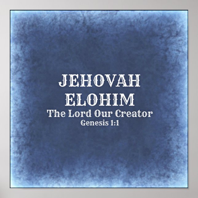 Affiche de Jehovah Elohim (Devant)