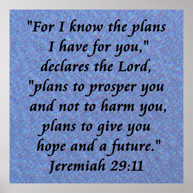 affiche de jermiah 29-11 (Devant)