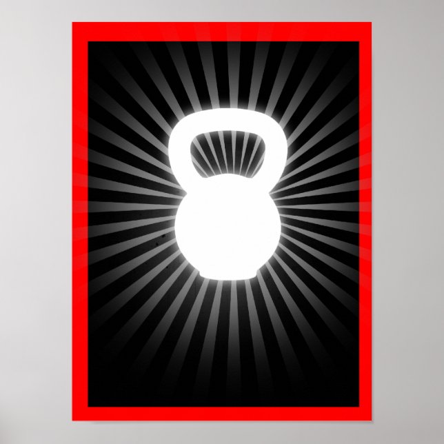 Affiche de Kettlebell Glow - tirée du projet RX (Devant)