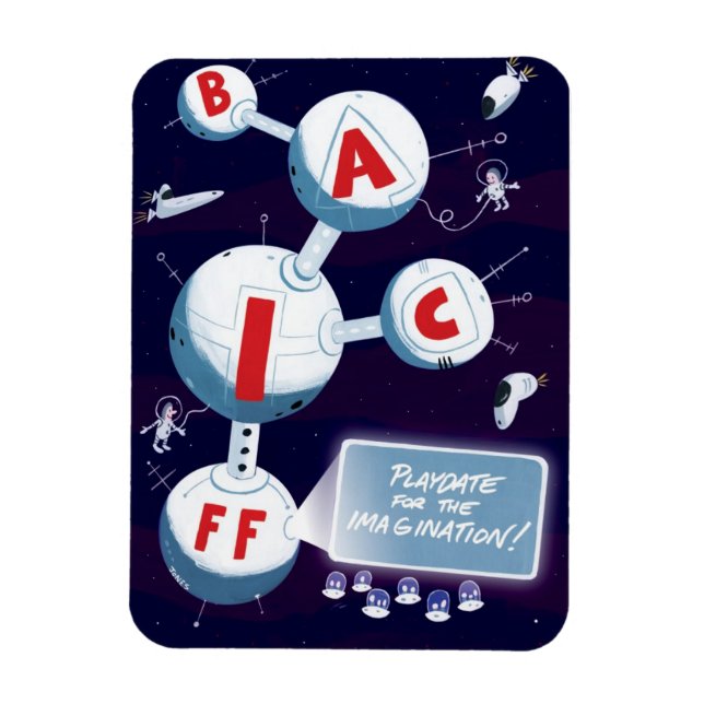 Affiche de la BAICFF 2014 Magnet (Vertical)