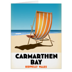 Affiche de la baie de Carmarthen Kidwelly Pays de 