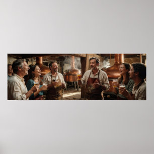 Affiche de la brasserie Copper Laughter and Warmne