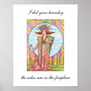 affiche de la buanderie