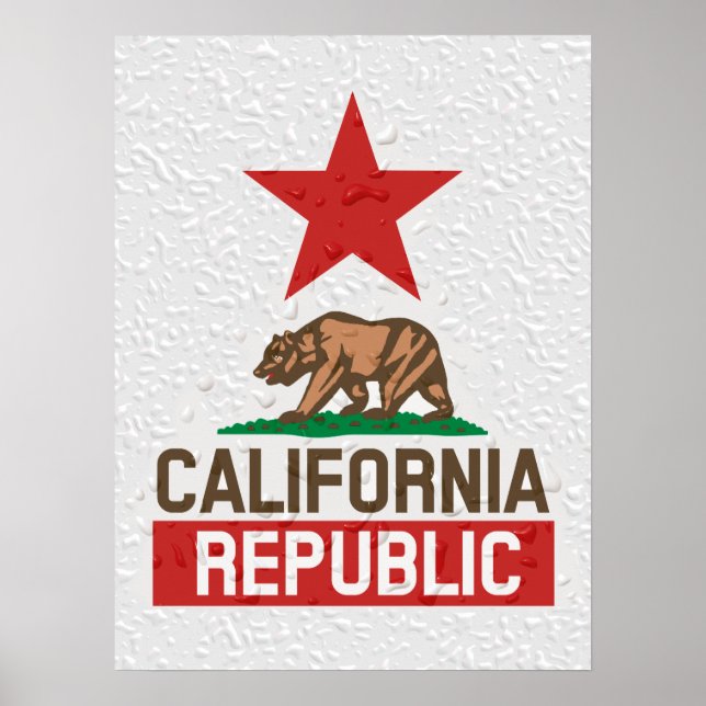 Affiche de la Californie sur l'eau (Devant)