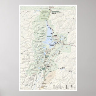Affiche de la carte Grand Teton