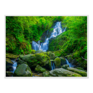 Affiche de la cascade de Torc   Parc Killarney Irl